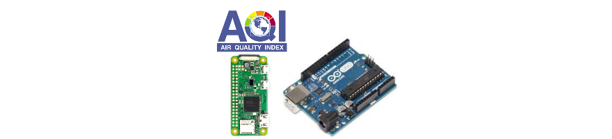 Air quality monitoring IOT – Arduino & sensors connected to a Raspberry Pi